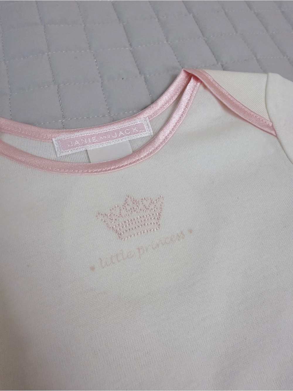 Janie and Jack Pink and Cream Three-Piece Set - Picture 3 of 4